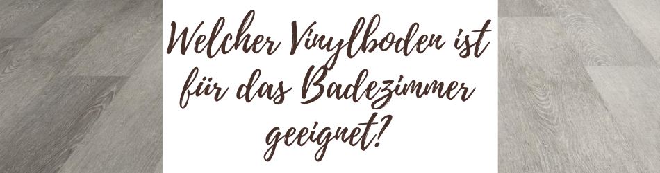 Vinylboden ins Badezimmer legen