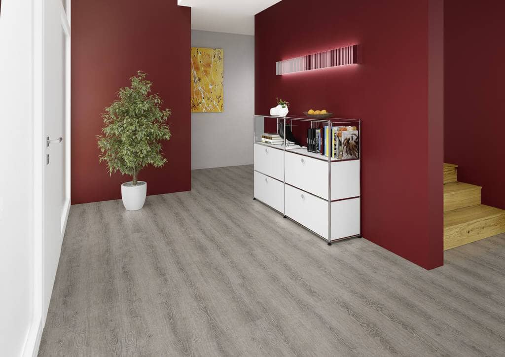 JOKA Designboden 340 Old Grey Oak - Klebevinyl Vinylboden JOKA