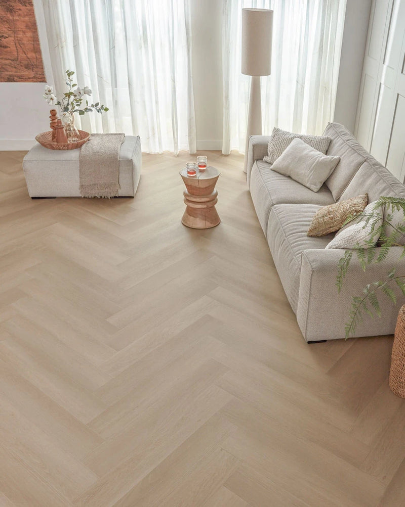 Floer Walfischgrät Klick Vinyl Swordfish Sand FLR-3918 Vinylboden Floer 