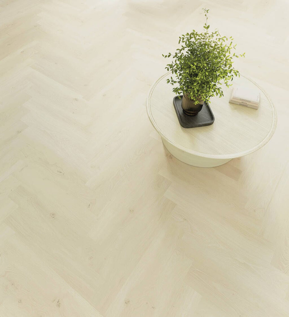 JOKA Designboden 555 Wooden Styles Herringbone Click! Oak light 701H - Klickvinyl Vinylboden JOKA 