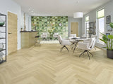 JOKA Designboden 555 Wooden Styles Herringbone Click! Oak blond 704H - Klickvinyl Vinylboden JOKA 
