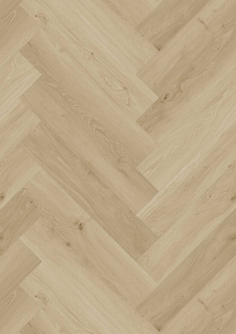 JOKA Designboden 555 Wooden Styles Herringbone Oak blond 6704 - Klebevinyl Vinylboden JOKA 