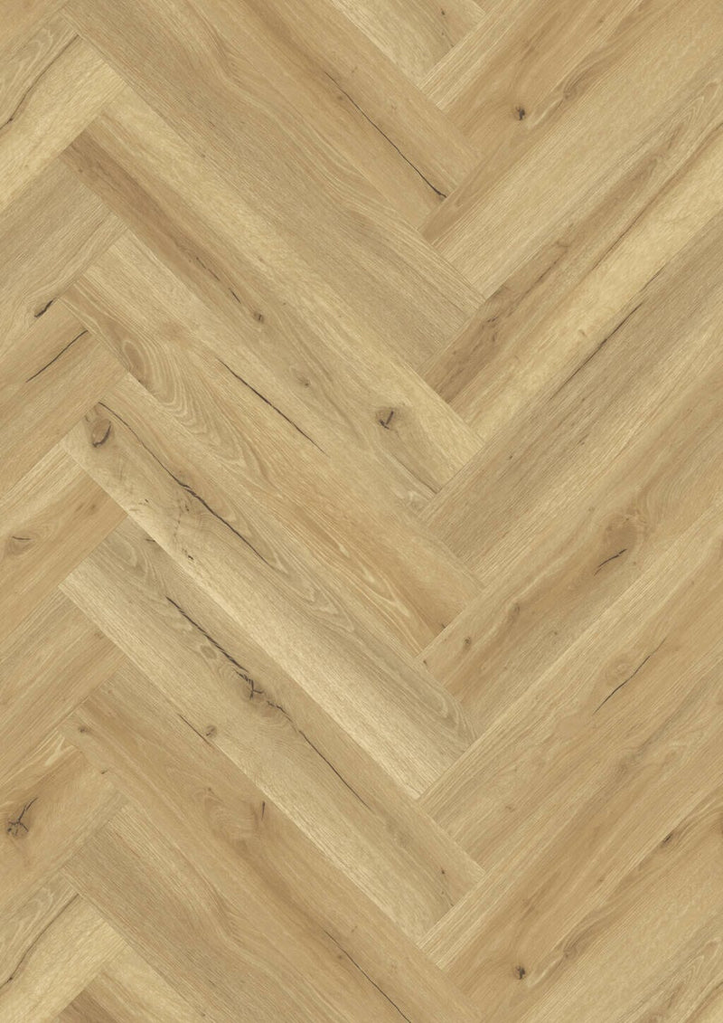 JOKA Designboden 555 Wooden Styles Herringbone Oak Chalet 6706 - Klebevinyl Vinylboden JOKA 