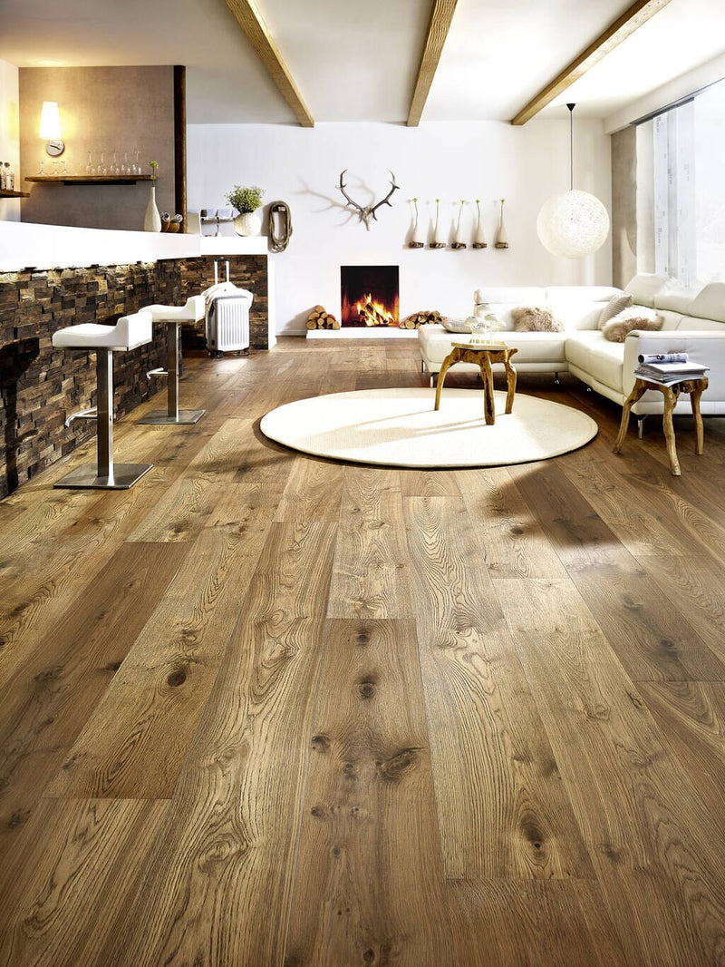 JOKA Naturholzboden 500 AtivoX3 283 Oak torrid brown V4 AE566 / Klick Parkett JOKA 