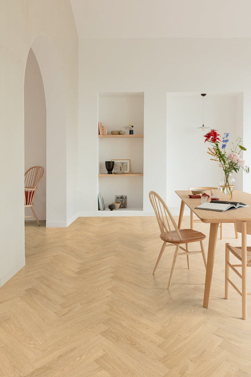 Floorify Uni F301 - Rigidvinyl Klickplanke Fischgrät Vinylboden Floorify 