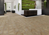 JOKA Designboden 555 Brown Tetris Wood Vinylboden JOKA 
